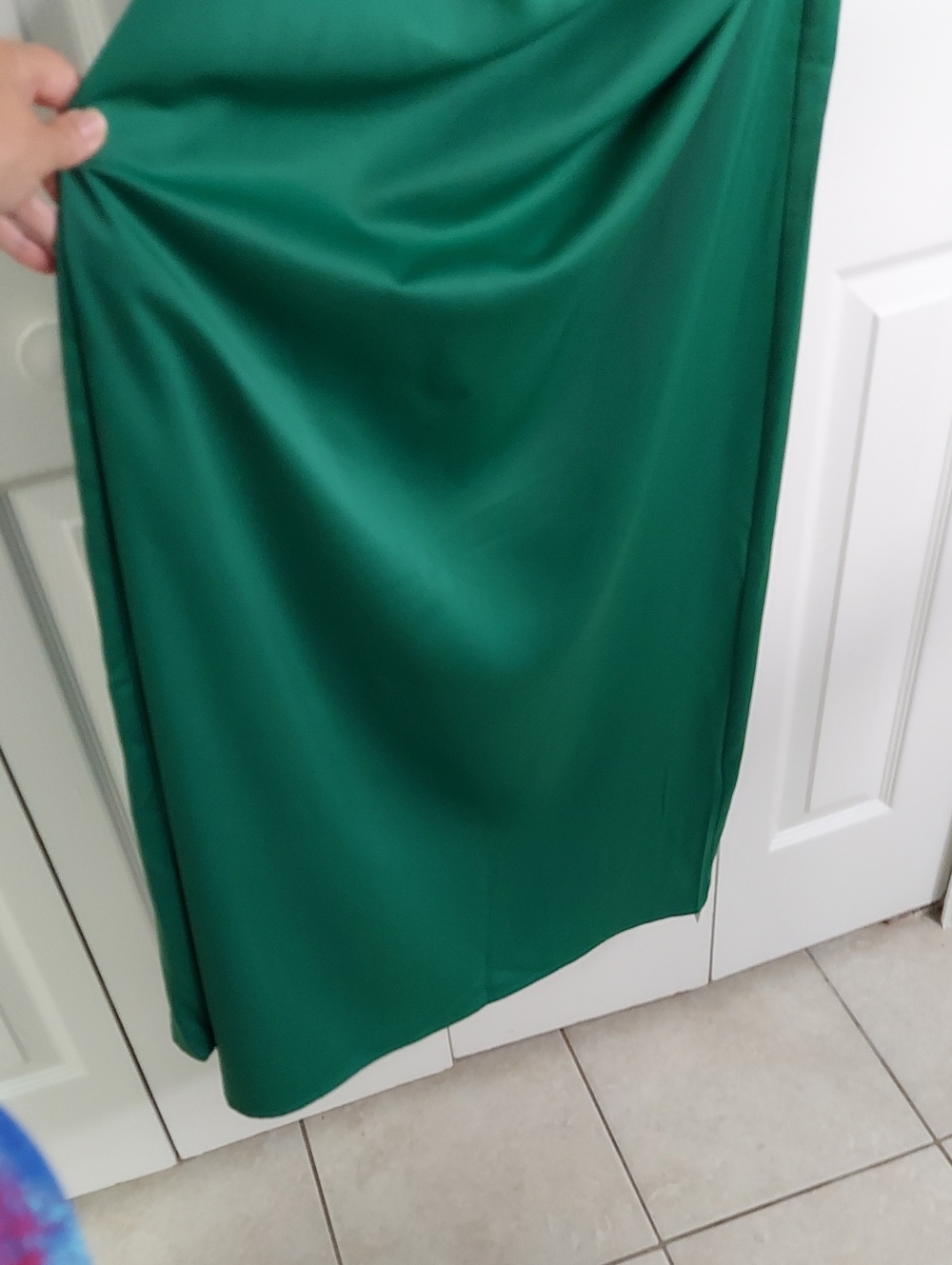 Commense Dress, New!Size L, Emerald Green, Halter - Picture 7 of 11